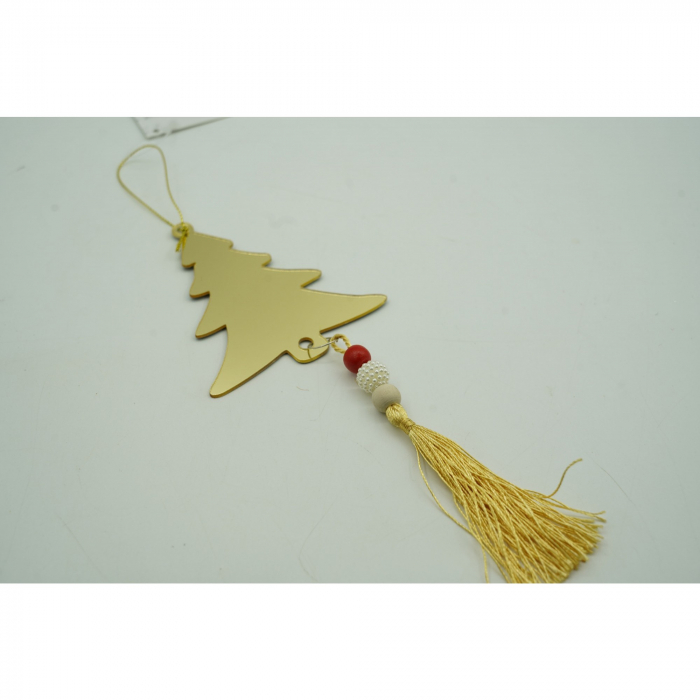 Ornament brad, Flippy, Brad, Auriu, Lucios, 8*23CM, Acril, Interior/ Exterior [5]