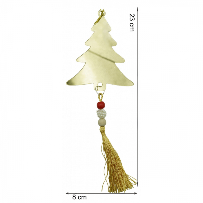 Ornament brad, Flippy, Brad, Auriu, Lucios, 8*23CM, Acril, Interior/ Exterior [6]