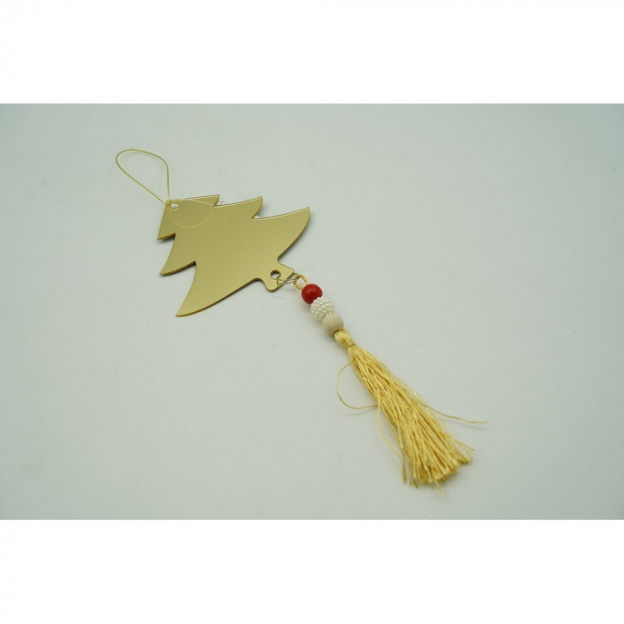 Ornament brad, Flippy, Brad, Auriu, Lucios, 8*25CM, Acril, Interior/ Exterior [10]