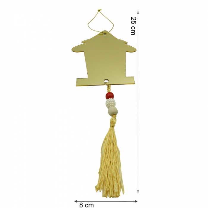 Ornament brad, Flippy, Brad, Auriu, Lucios, 8*25CM, Acril, Interior/ Exterior [6]