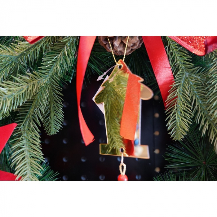 Ornament brad, Flippy, Brad, Auriu, Lucios, 8*25CM, Acril, Interior/ Exterior [7]