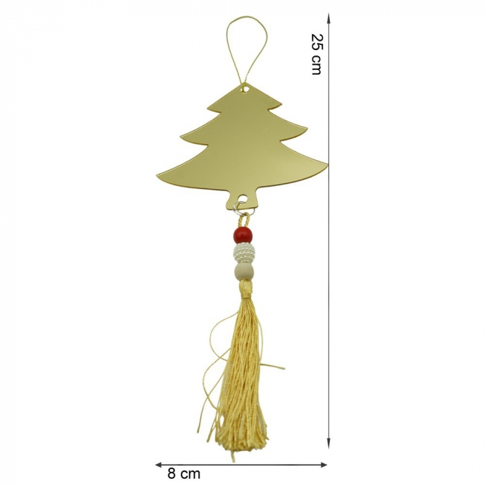Ornament brad, Flippy, Brad, Auriu, Lucios, 8*25CM, Acril, Interior/ Exterior [11]