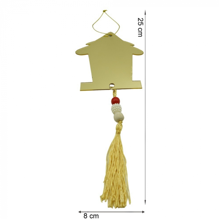Ornament brad, Flippy, Brad, Auriu, Lucios, 8*25CM, Acril, Interior/ Exterior [11]
