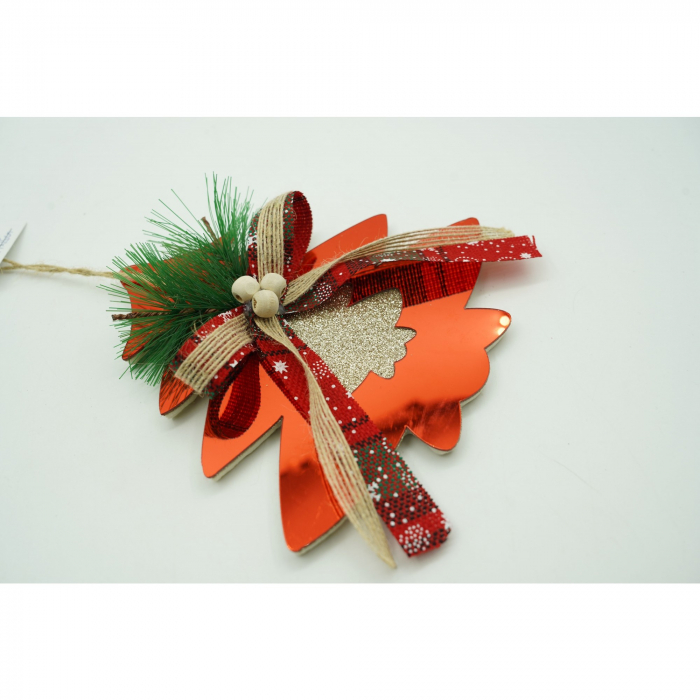 Ornament brad, Flippy, Brad, Rosu, Lucios, 14*16CM, Acril, Interior/ Exterior [2]