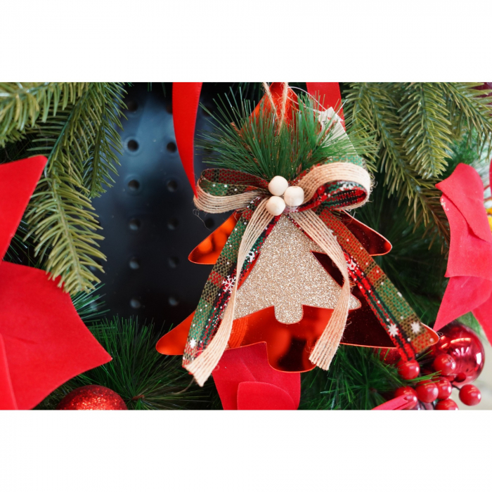 Ornament brad, Flippy, Brad, Rosu, Lucios, 14*16CM, Acril, Interior/ Exterior [2]