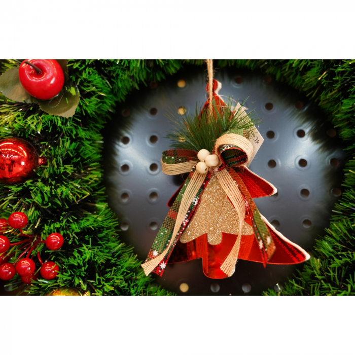 Ornament brad, Flippy, Brad, Rosu, Lucios, 14*16CM, Acril, Interior/ Exterior [4]