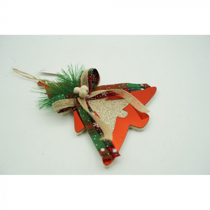 Ornament brad, Flippy, Brad, Rosu, Lucios, 14*16CM, Acril, Interior/ Exterior [10]