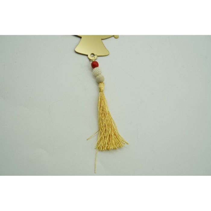 Ornament brad, Flippy, Clopotei, Auriu, Lucios, 10*23CM, Acril, Interior/ Exterior [10]