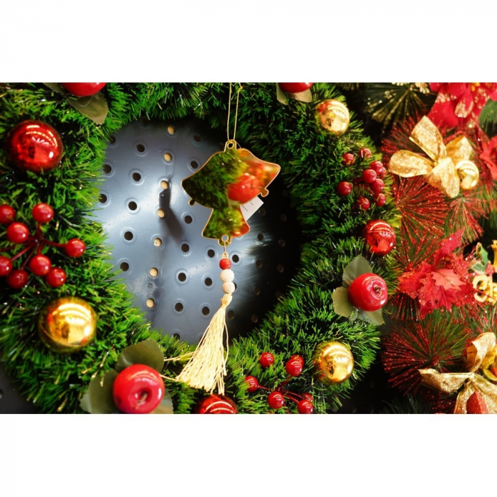 Ornament brad, Flippy, Clopotei, Auriu, Lucios, 10*23CM, Acril, Interior/ Exterior [7]
