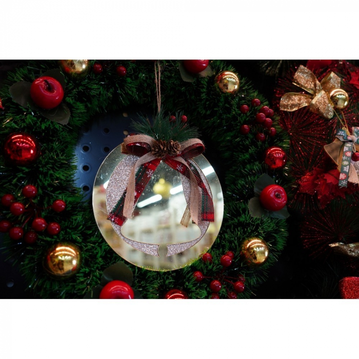 Ornament brad, Flippy, Clopotel, Auriu, Lucios, 17*17CM, Acril, Interior/ Exterior [7]
