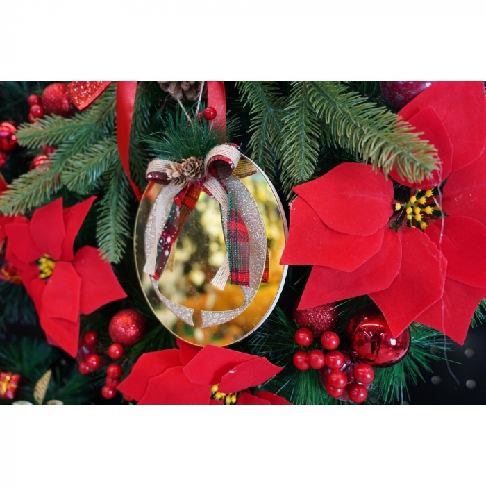 Ornament brad, Flippy, Clopotel, Auriu, Lucios, 17*17CM, Acril, Interior/ Exterior [9]