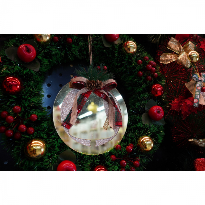 Ornament brad, Flippy, Clopotel, Auriu, Lucios, 17*17CM, Acril, Interior/ Exterior [2]