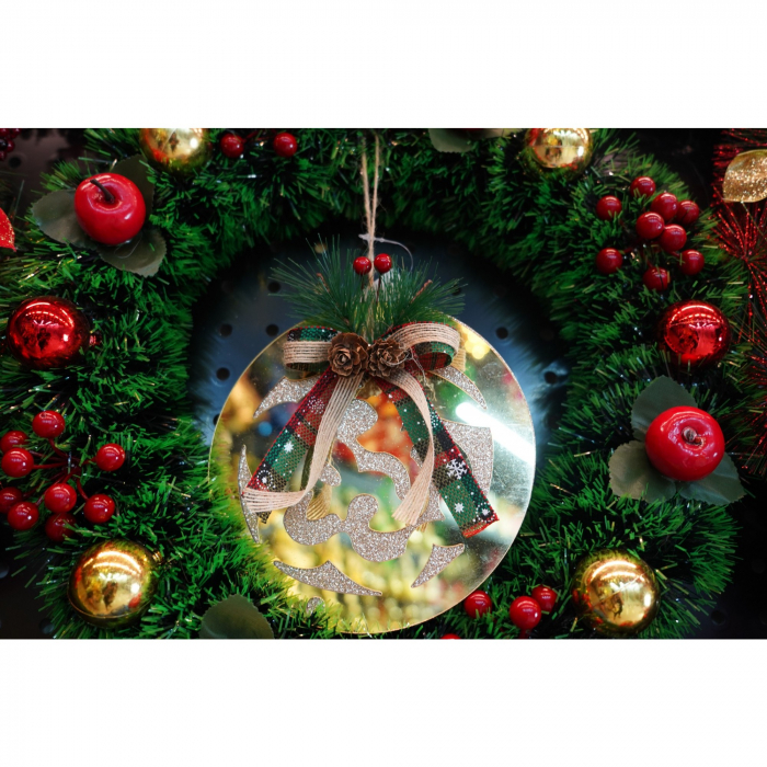 Ornament brad, Flippy, Glob, Auriu, Lucios, 17*17CM, Acril, Interior/ Exterior [2]