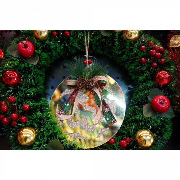 Ornament brad, Flippy, Glob, Auriu, Lucios, 17*17CM, Acril, Interior/ Exterior [7]