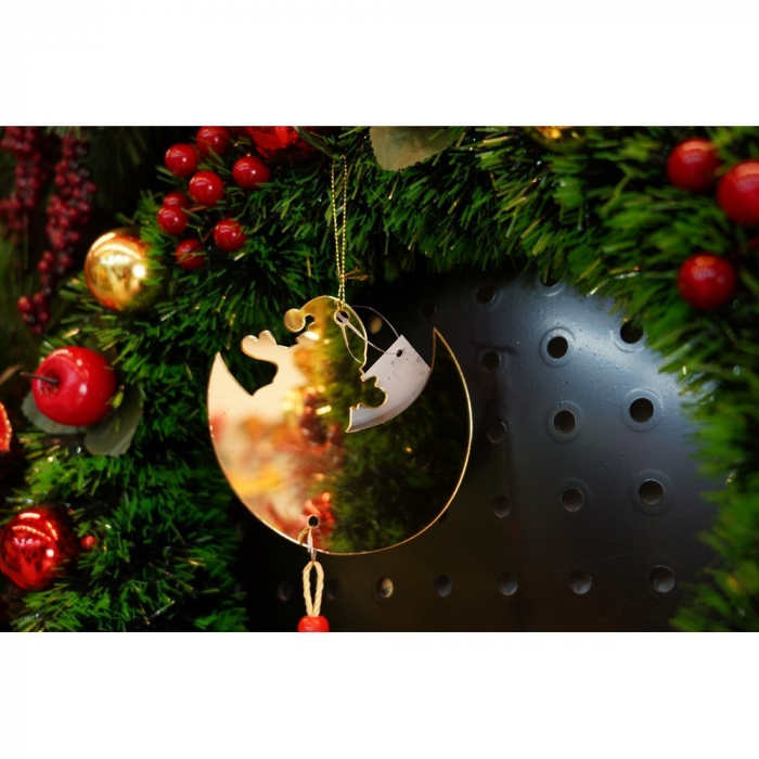 Ornament brad, Flippy, Luna, Auriu, Lucios, 10*25CM, Acril, Interior/ Exterior [7]