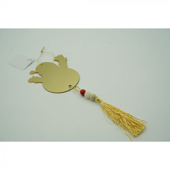 Ornament brad, Flippy, Om de zapada, Auriu, Lucios, 10*23CM, Acril, Interior/ Exterior [5]