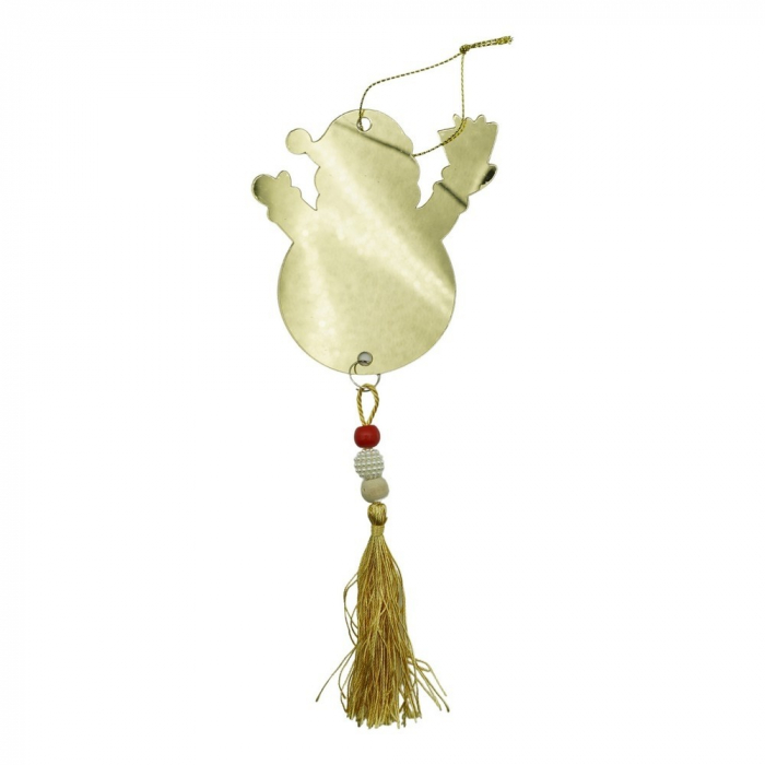 Ornament brad, Flippy, Om de zapada, Auriu, Lucios, 10*23CM, Acril, Interior/ Exterior [1]