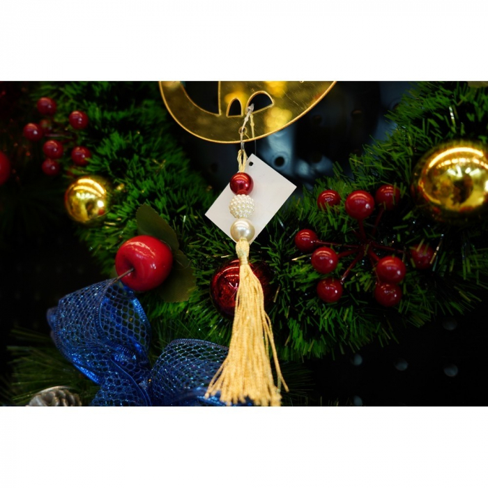 Ornament brad, Flippy, Ren, Auriu, Lucios, 15*25CM, Acril, Interior/ Exterior [9]