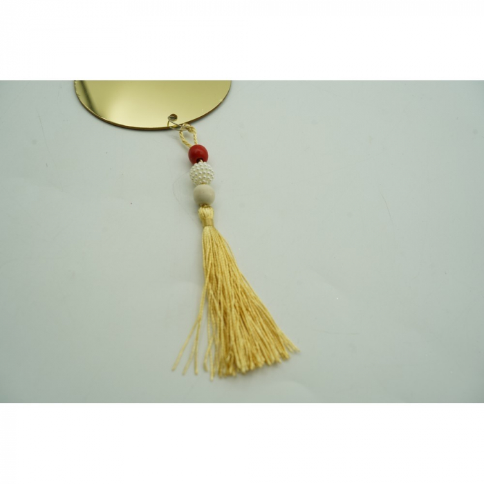 Ornament brad, Flippy, Rotund, Auriu, Lucios, 10*23CM, Acril, Interior/ Exterior [10]