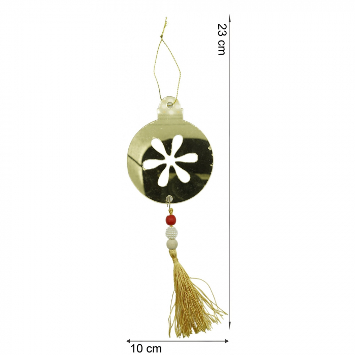 Ornament brad, Flippy, Rotund, Auriu, Lucios, 10*23CM, Acril, Interior/ Exterior [6]