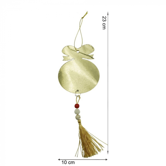 Ornament brad, Flippy, Rotund, Auriu, Lucios, 10*23CM, Acril, Interior/ Exterior [11]