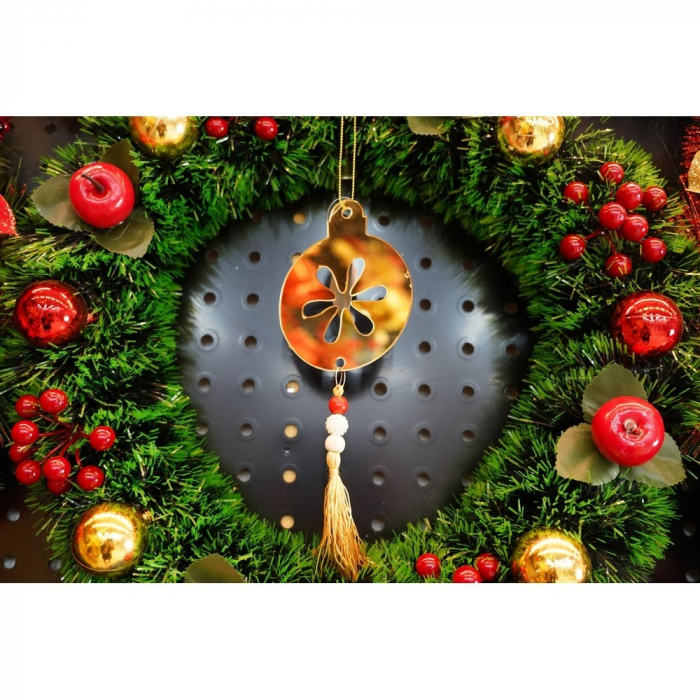 Ornament brad, Flippy, Rotund, Auriu, Lucios, 10*23CM, Acril, Interior/ Exterior [7]