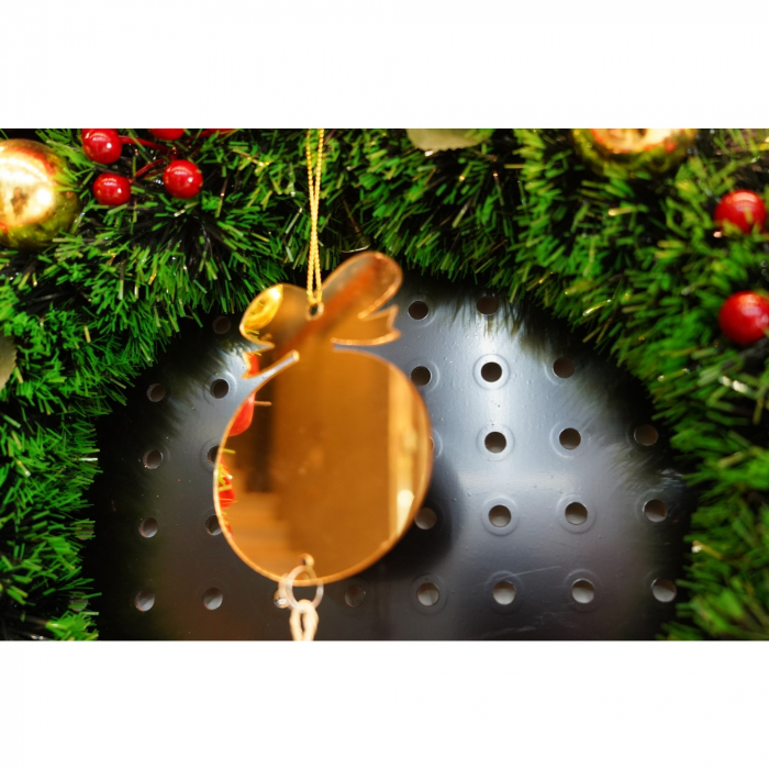 Ornament brad, Flippy, Rotund, Auriu, Lucios, 10*23CM, Acril, Interior/ Exterior [3]