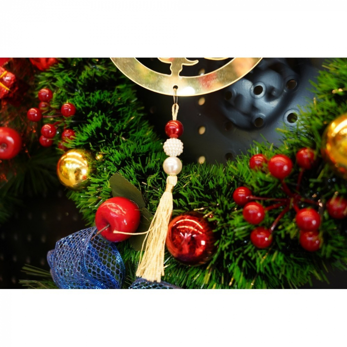 Ornament brad, Flippy, Rotund, Auriu, Lucios, 15*26CM, Acril, Interior/ Exterior [8]