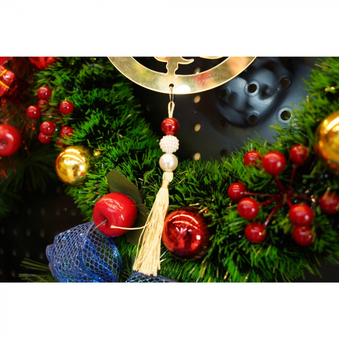 Ornament brad, Flippy, Rotund, Auriu, Lucios, 15*26CM, Acril, Interior/ Exterior [3]
