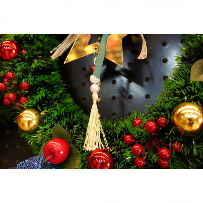 Ornament brad, Flippy, Stea, Auriu, Lucios, 15*26CM, Acril, Interior/ Exterior [9]