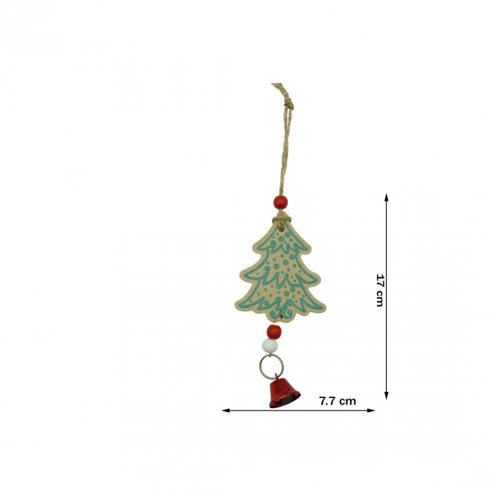 Ornament de brad bradulet, Flippy, multicolor, lemn, 17 cm [6]