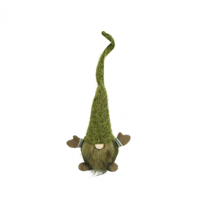Ornament de Craciun spiridus, Flippy, verde/maro, textil, 56 cm [2]