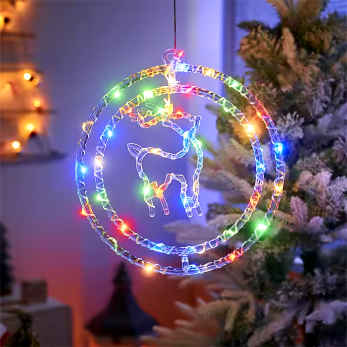 Ornament luminos  40 x 40 cm, ren, multicolor [1]