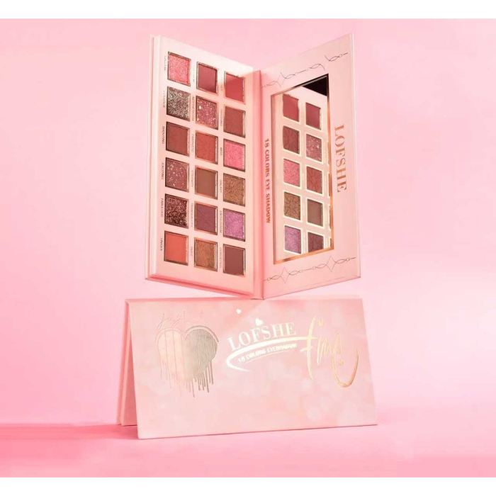 Paleta de Machiaj, Lofshe, 18 Farduri de Pleoape, Mate si Sidefate, Multicolor [6]