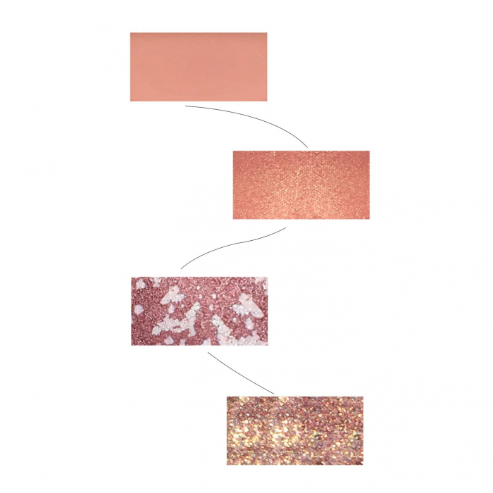 Paleta Farduri Flippy, 9 Culori, Farduri Mate si Sidefate, Rezistenta la Apa, Oglinda, 10 g, 9 x 3 x 2 cm, Valabilitate 3 Ani, Multicolor [2]