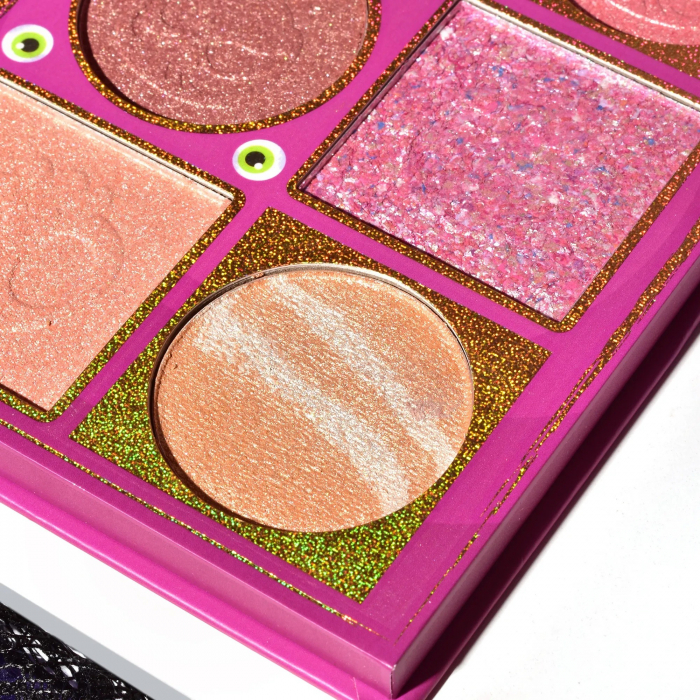 Paleta Iluminatoare, Flippy, 6 Nuante, Halloween, Culori Calde, Dreptunghiulara, 160g, Valabilitate 24 Luni, 17.4x11.5x1.3 cm, Varianta A, Nude-Rose [2]