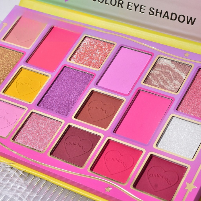 Palete de Machiaj, KEVIN &amp; COCO, Candy Star. Fard de Pleoape, 18 culori, 19.3 x 12 x 1.4 cm [4]