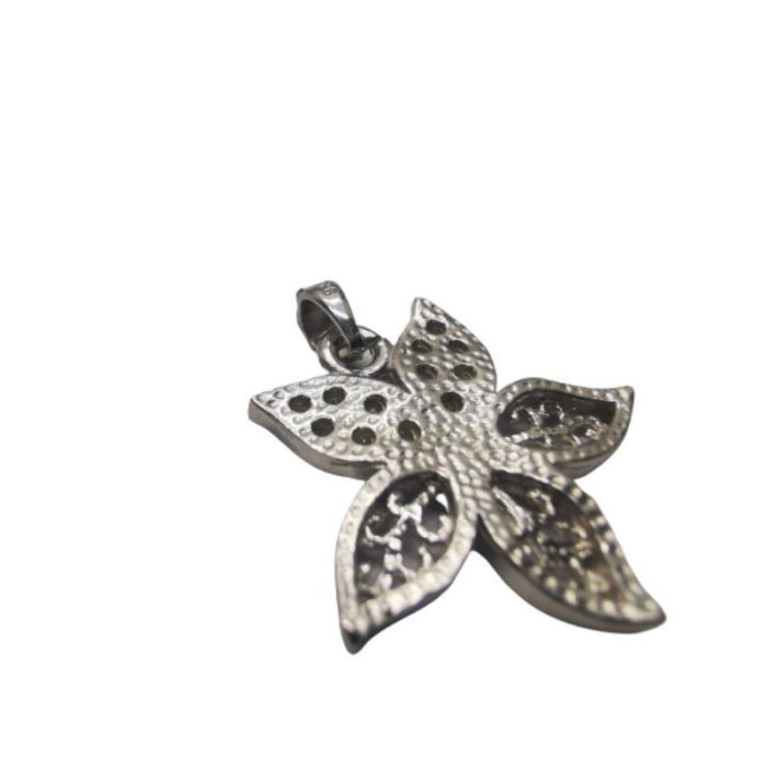 Pandantiv Argint 925 Floare cu Zirconii [2]