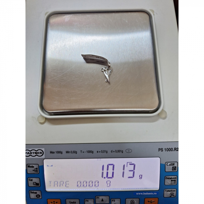 Pandantiv Argint 925 Foarfeca si Pieptene [3]