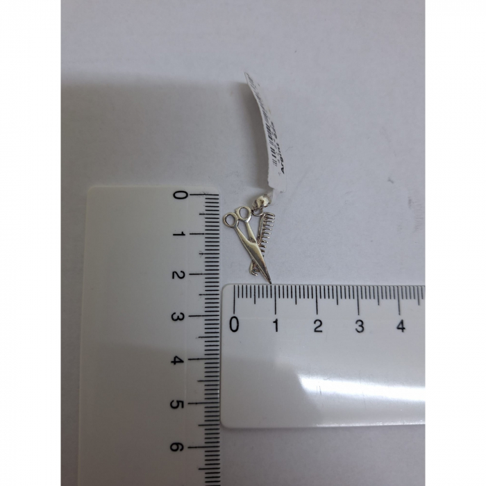 Pandantiv Argint 925 Foarfeca si Pieptene [4]