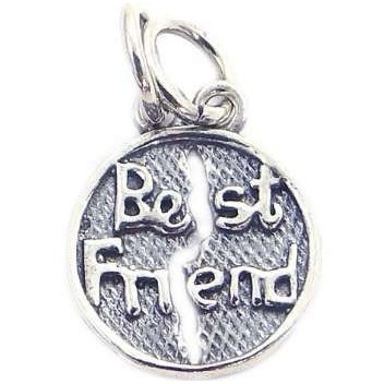 Pandantiv din Argint 925, Bestfriend, model rotund [1]