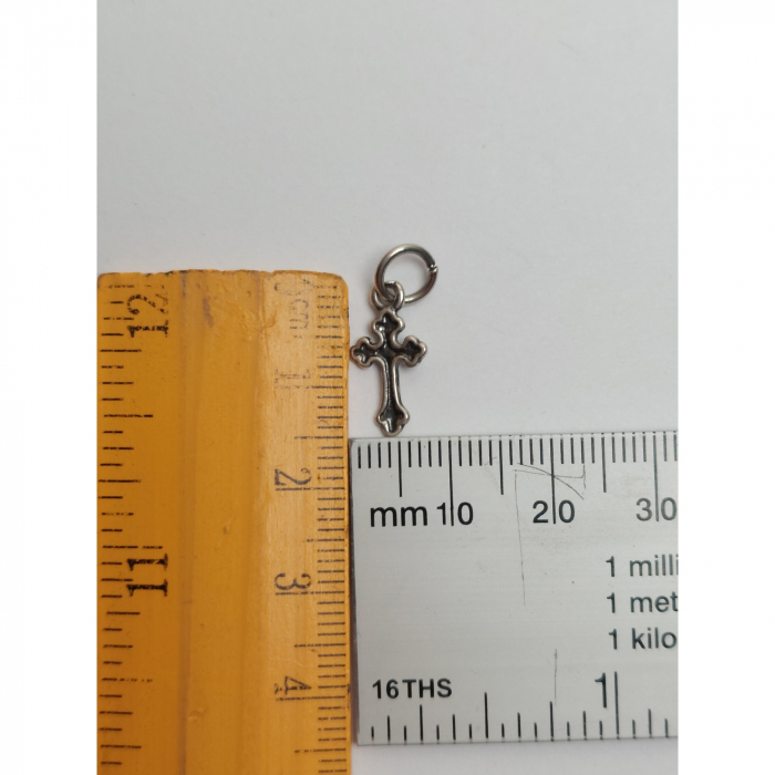 Pandantiv din Argint 925 Cruce botez, Jolie Silver, 0.6g, 1.5 cm x 1 cm [3]