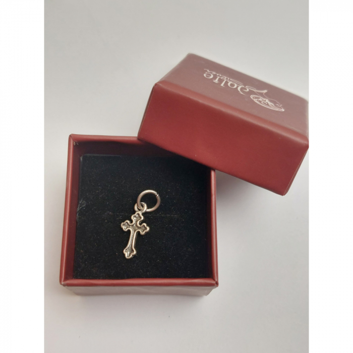 Pandantiv din Argint 925 Cruce botez, Jolie Silver, 0.6g, 1.5 cm x 1 cm [1]