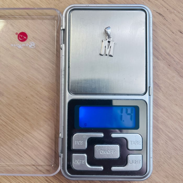 Pandantiv din Argint 925 Jolie Silver, Litera M, 18 x 9 mm, 1.4 g [6]