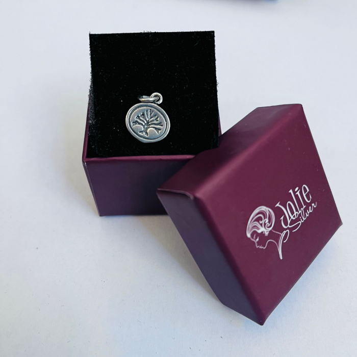 Pandantiv din Argint 925 Jolie Silver, Model Banut cu Pomul Vietii, 18 x 12 mm, 1.6 g [5]