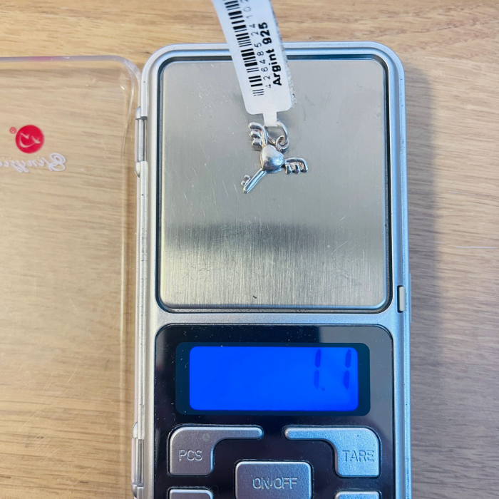 Pandantiv din Argint 925 Jolie Silver, Model Cheita cu Aripi, 13 x 17 mm, 1.1 g [5]