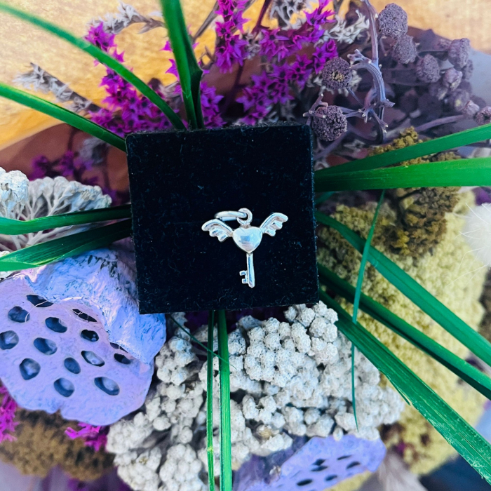 Pandantiv din Argint 925 Jolie Silver, Model Cheita cu Aripi, 13 x 17 mm, 1.1 g [3]