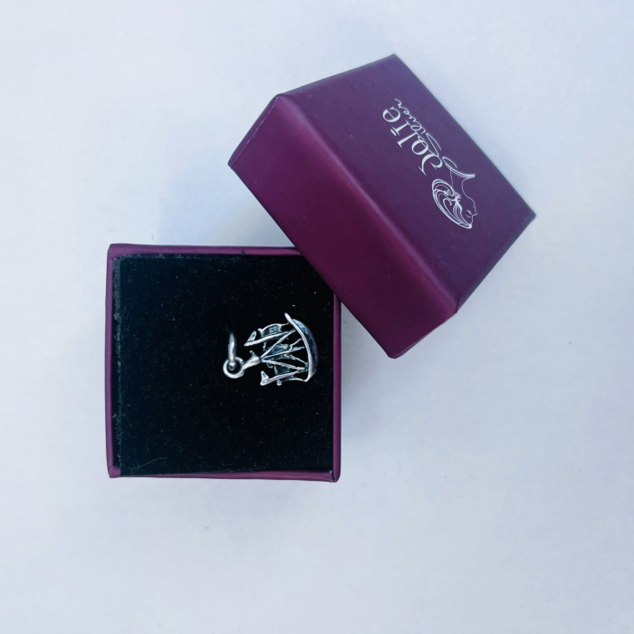 Pandantiv din Argint 925 Jolie Silver, Model Corabie, 18 x 10 mm, 1.1 g [4]