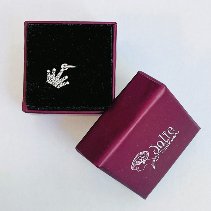 Pandantiv din Argint 925 Jolie Silver, Model Coroana, 15 x 10 mm, 0.9 g [6]