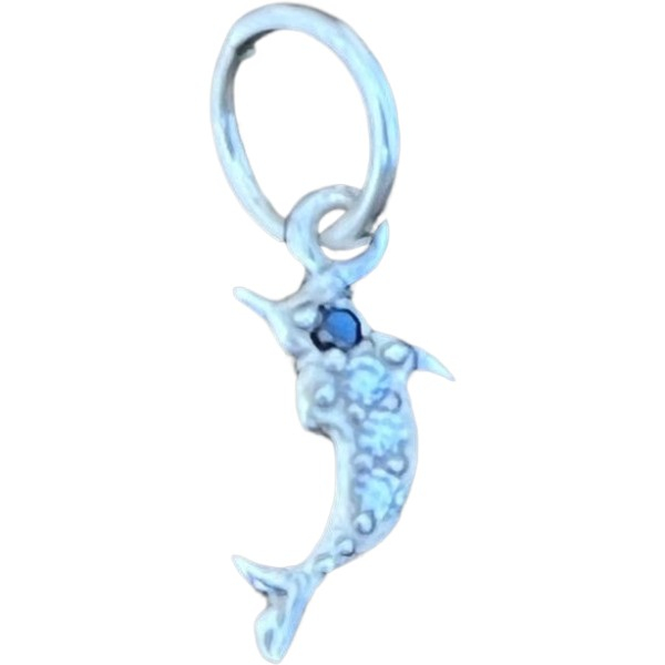 Pandantiv din Argint 925 Jolie Silver, Model Delfin cu Zirconii, 17 x 5 mm, 0.5 g [1]